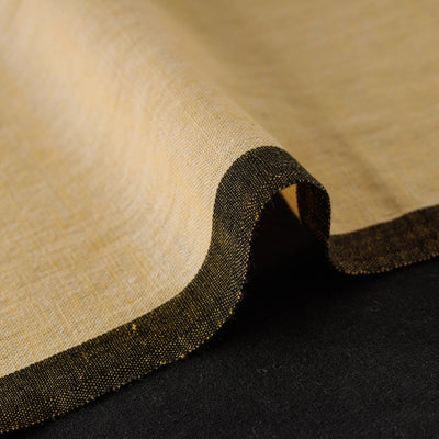 Beige - Baragaon Pre Washed Handloom Plain Cotton Fabric