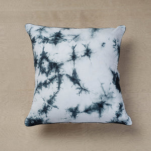 Black - Tie & Dye Cotton Shibori Cushion Cover
