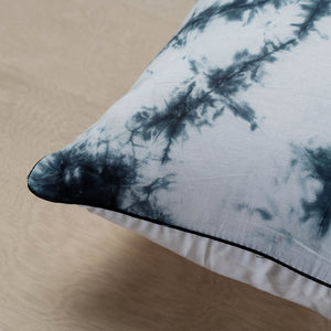 Black - Tie & Dye Cotton Shibori Cushion Cover