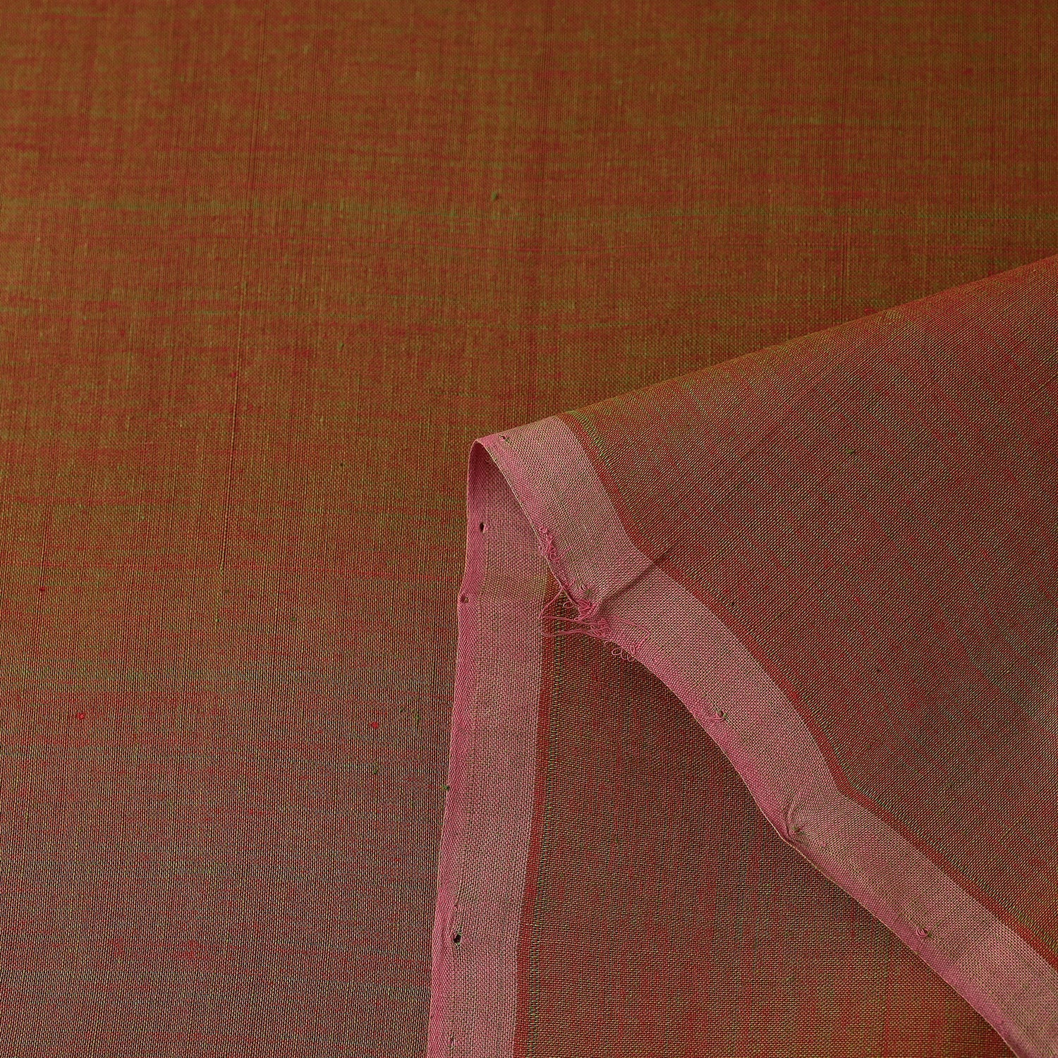 Brown - Original Mangalagiri Handloom Cotton Fabric