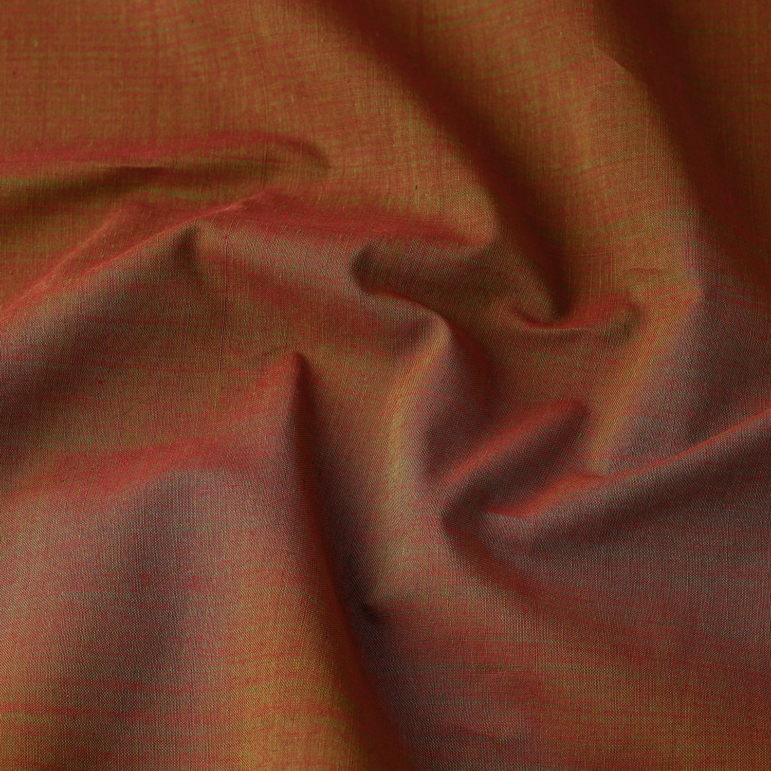 Brown - Original Mangalagiri Handloom Cotton Fabric