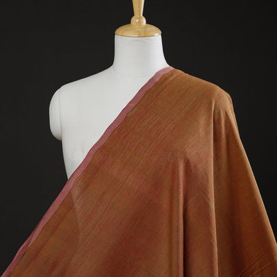 Brown - Original Mangalagiri Handloom Cotton Fabric
