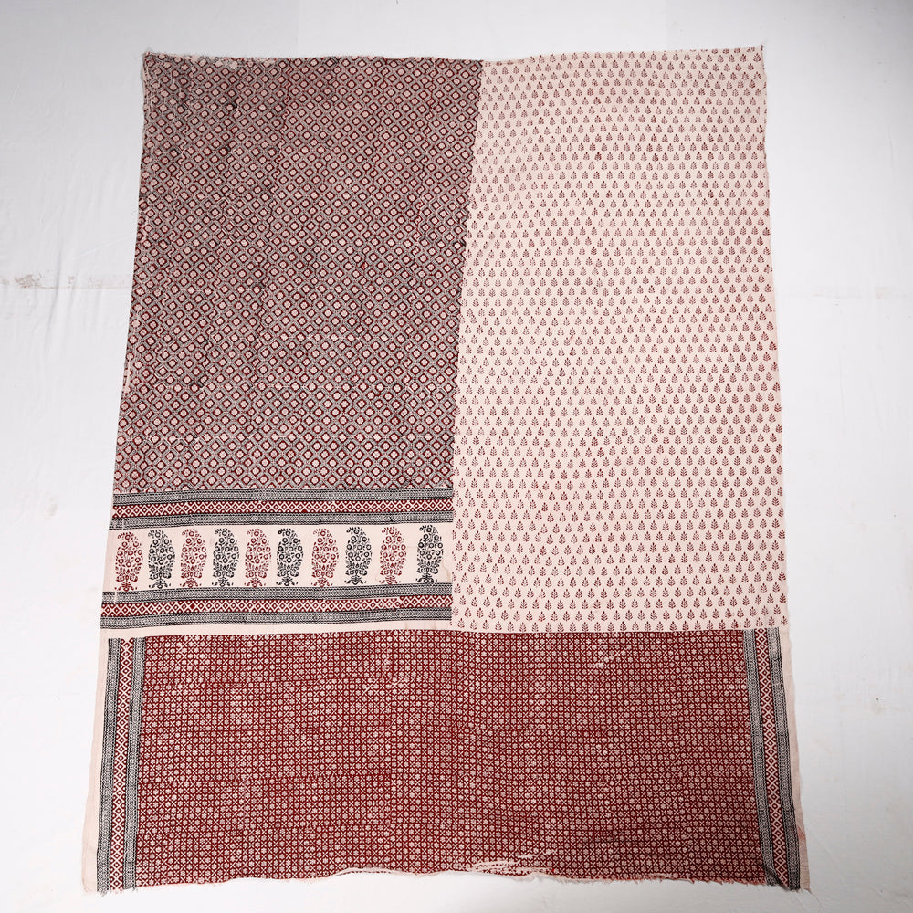 Bagh Block Printed Cotton Kurta Material - 2.5 Meter