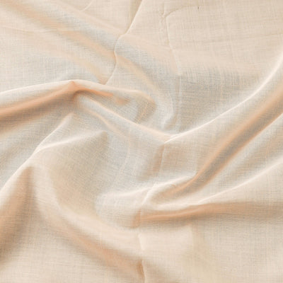 Beige - Maheshwari Cotton Handloom Fabric