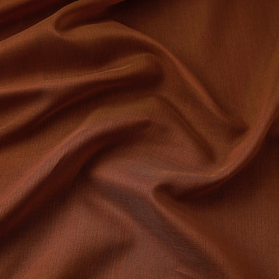 Brown - Maheshwari Silk Cotton Handloom Fabric