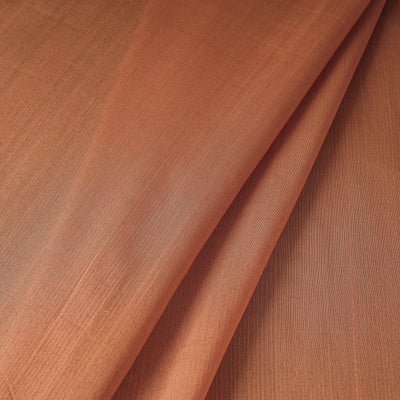 Brown - Maheshwari Silk Cotton Handloom Fabric