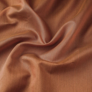 Brown - Maheshwari Silk Cotton Handloom Fabric