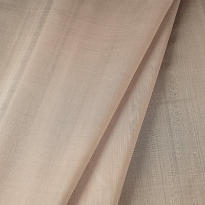 Beige - Maheshwari Silk Cotton Handloom Fabric
