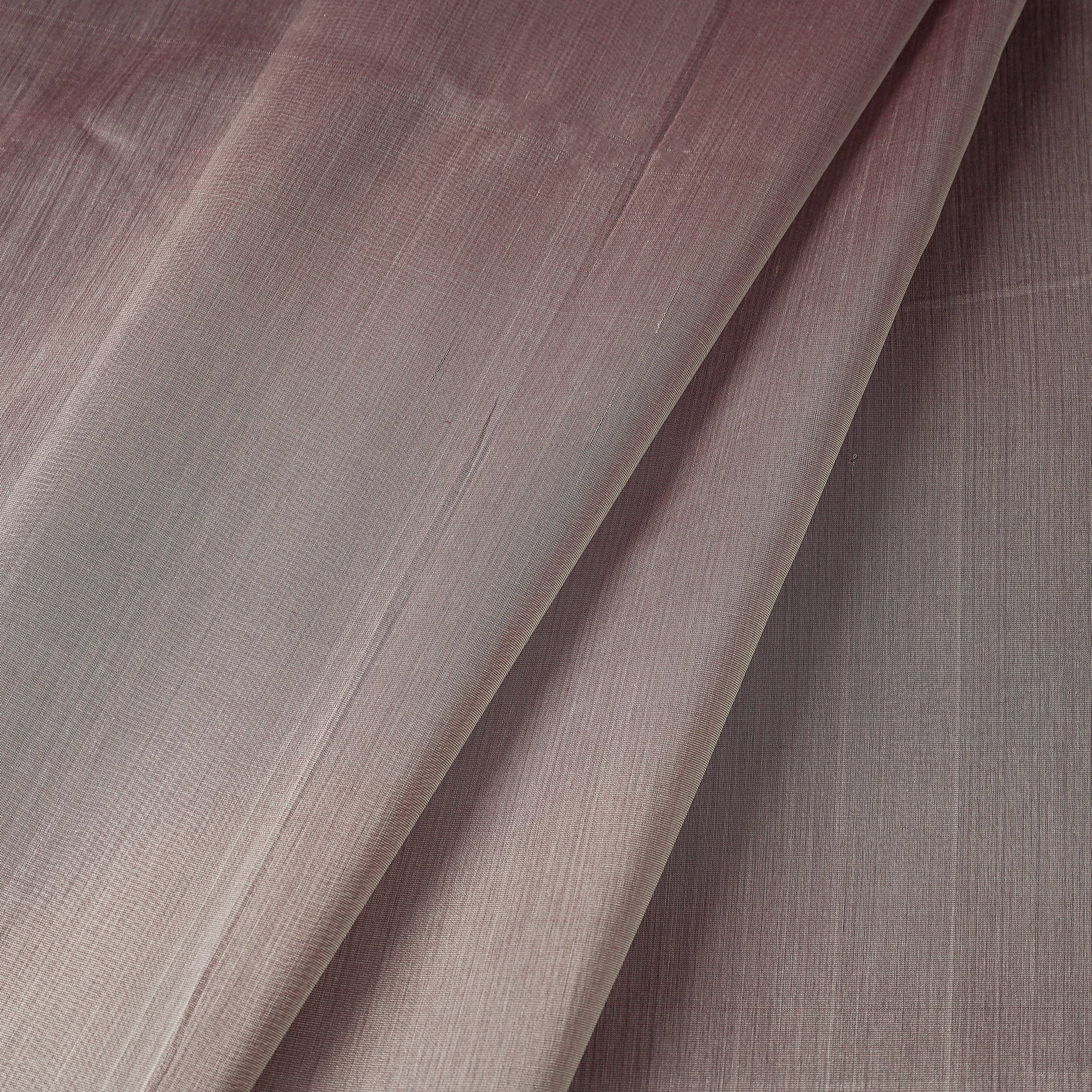 Brown - Maheshwari Silk Cotton Handloom Fabric