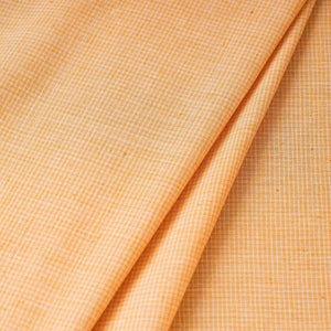 Brown - Baragaon Pre Washed Handloom Striped Cotton Fabric