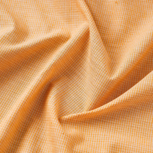 Brown - Baragaon Pre Washed Handloom Striped Cotton Fabric