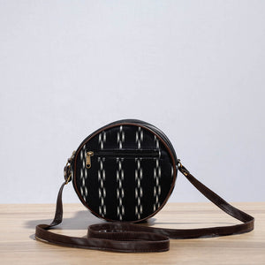 Black - Kutch Handcrafted Cotton Sling Bag