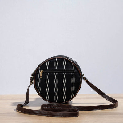 Black - Kutch Handcrafted Cotton Sling Bag