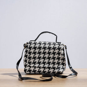 Black - Kutch Handcrafted Woven Cotton Sling Bag
