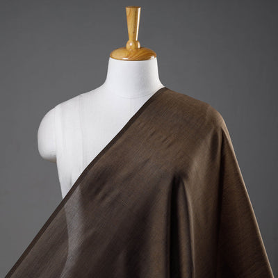 Brown - Maheshwari Cotton Handloom Fabric