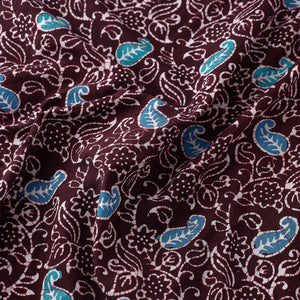 Brown - Indonesian Style Cotton Batik Print Fabric