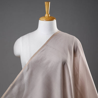 Beige - Maheshwari Silk Cotton Handloom Fabric