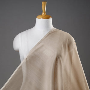 Beige - Maheshwari Silk Cotton Handloom Fabric