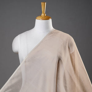 Beige - Maheshwari Silk Cotton Handloom Fabric