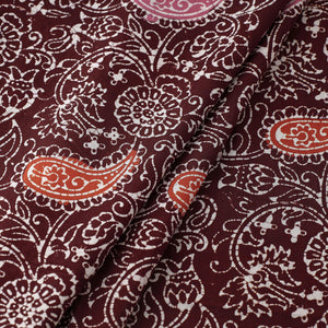Brown - Indonesian Style Cotton Batik Print Fabric