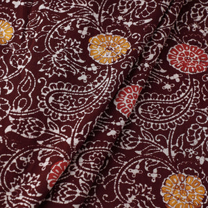 Brown - Indonesian Style Cotton Batik Print Fabric