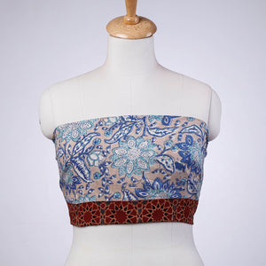 Beige - Rangoli Sanganeri Cotton Blouse Piece