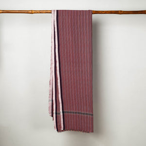 Brown - Calicut Kuriappilly Pure Handloom Cotton Dhoti