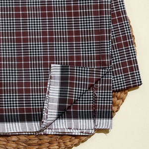 Brown - Calicut Kuriappilly Pure Handloom Cotton Lungi