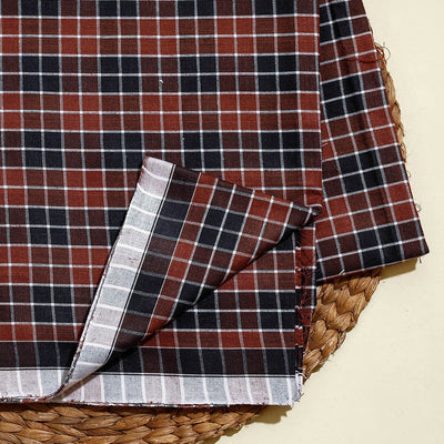 Brown - Calicut Kuriappilly Pure Handloom Cotton Lungi