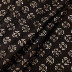Brown - Pipad Block Printed Cotton Fabric