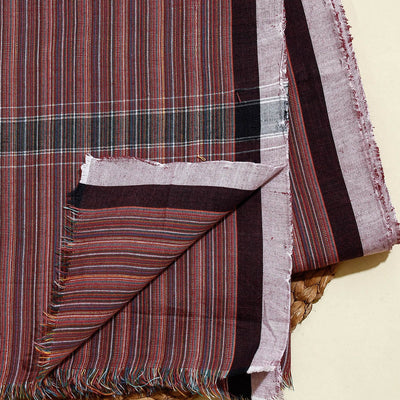 Brown - Calicut Kuriappilly Pure Handloom Cotton Dhoti
