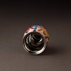 Bengal Patua Handpainted Stainless Steel Lota / Kalash / Container