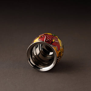 Bengal Patua Handpainted Stainless Steel Lota / Kalash / Container