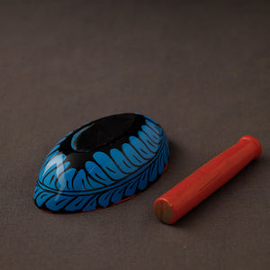 Bengal Patua Handpainted Mortar and Pestle Set 02