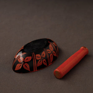 Bengal Patua Handpainted Mortar and Pestle Set 10