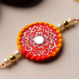 Bishnupur Handpainted Fabric Rakhi 18