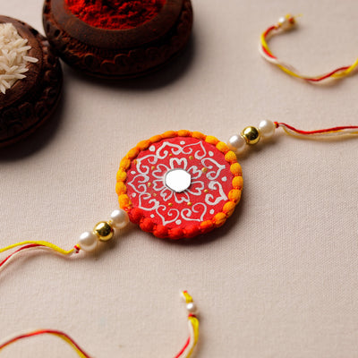Bishnupur Handpainted Fabric Rakhi 18