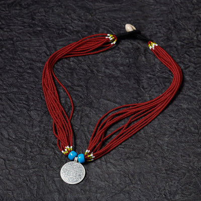 Bead & Coin Work Handmade Baiga Tribal Necklace