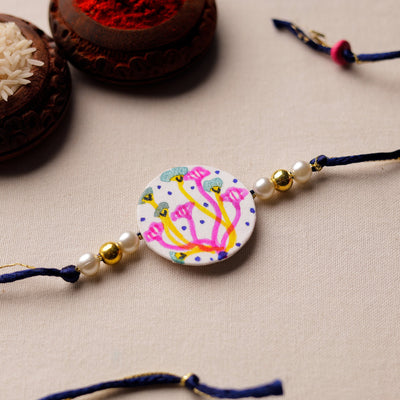 Bishnupur Handpainted Fabric Rakhi 15
