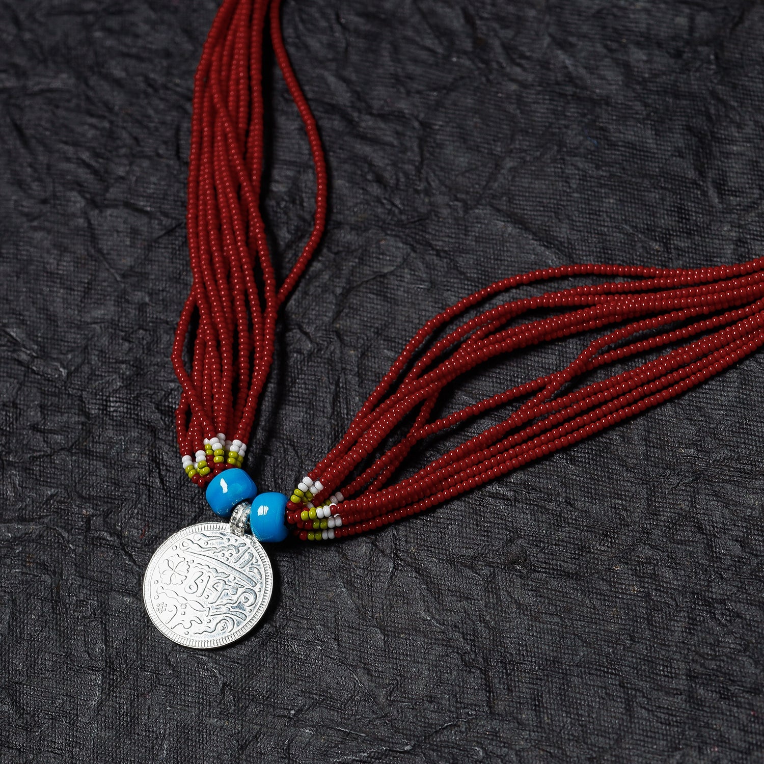 Bead & Coin Work Handmade Baiga Tribal Necklace