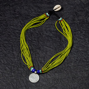 Bead & Coin Work Handmade Baiga Tribal Necklace