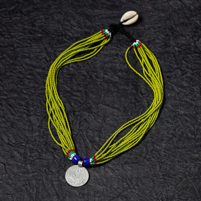 Bead & Coin Work Handmade Baiga Tribal Necklace