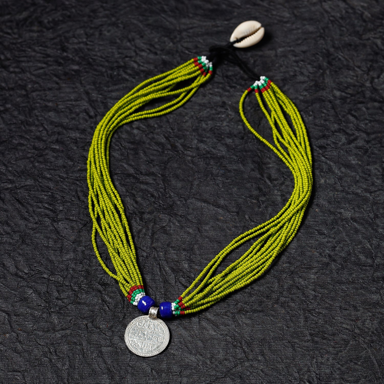 Bead & Coin Work Handmade Baiga Tribal Necklace
