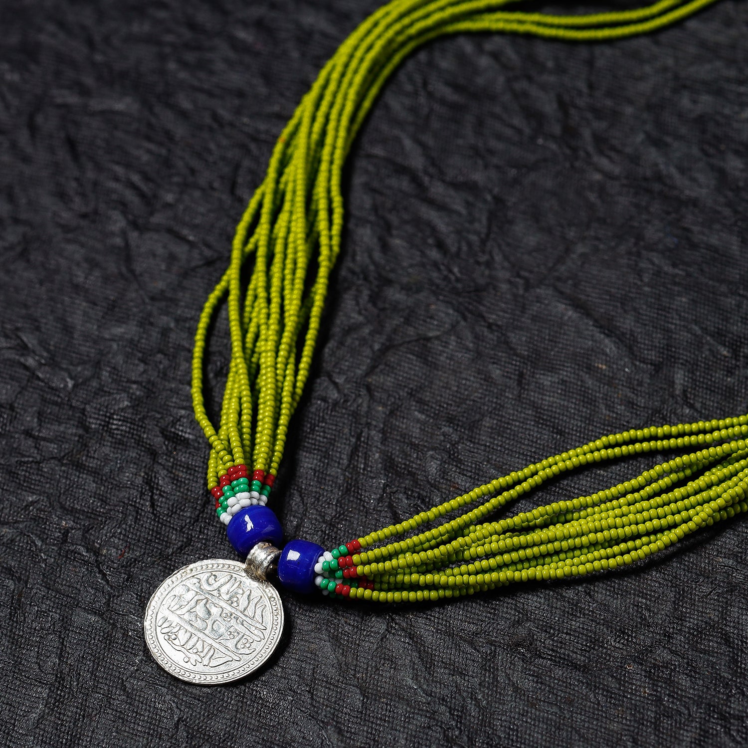 Bead & Coin Work Handmade Baiga Tribal Necklace