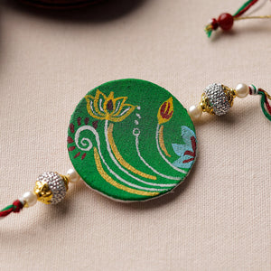 Bishnupur Handpainted Fabric Rakhi 11