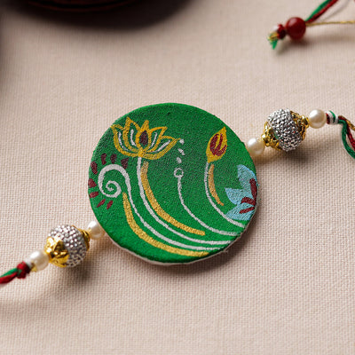 Bishnupur Handpainted Fabric Rakhi 11