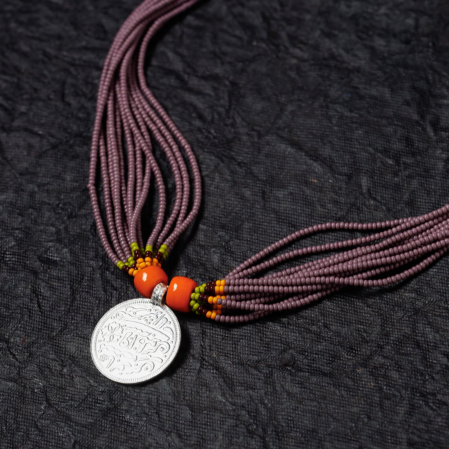 Bead & Coin Work Handmade Baiga Tribal Necklace