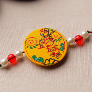Bishnupur Handpainted Fabric Rakhi 06
