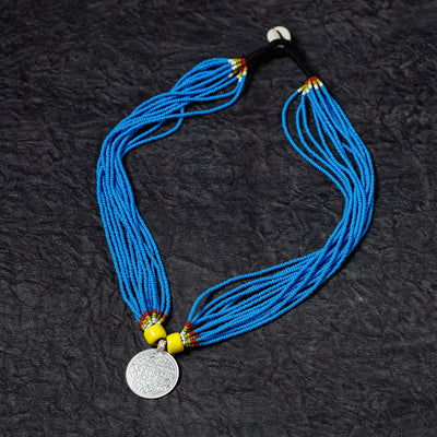 Bead & Coin Work Handmade Baiga Tribal Necklace