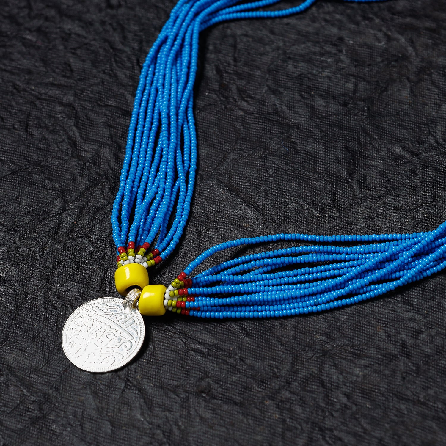 Bead & Coin Work Handmade Baiga Tribal Necklace